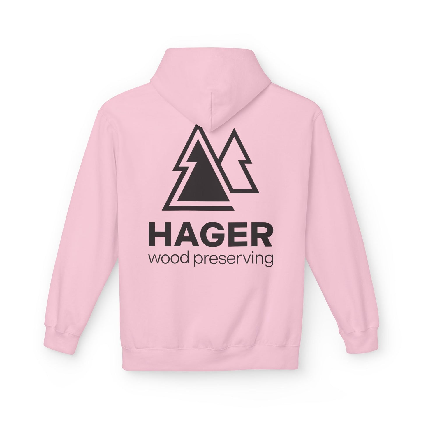 Hager Wood Preserving Hoodie — Logo Fleece Pullover