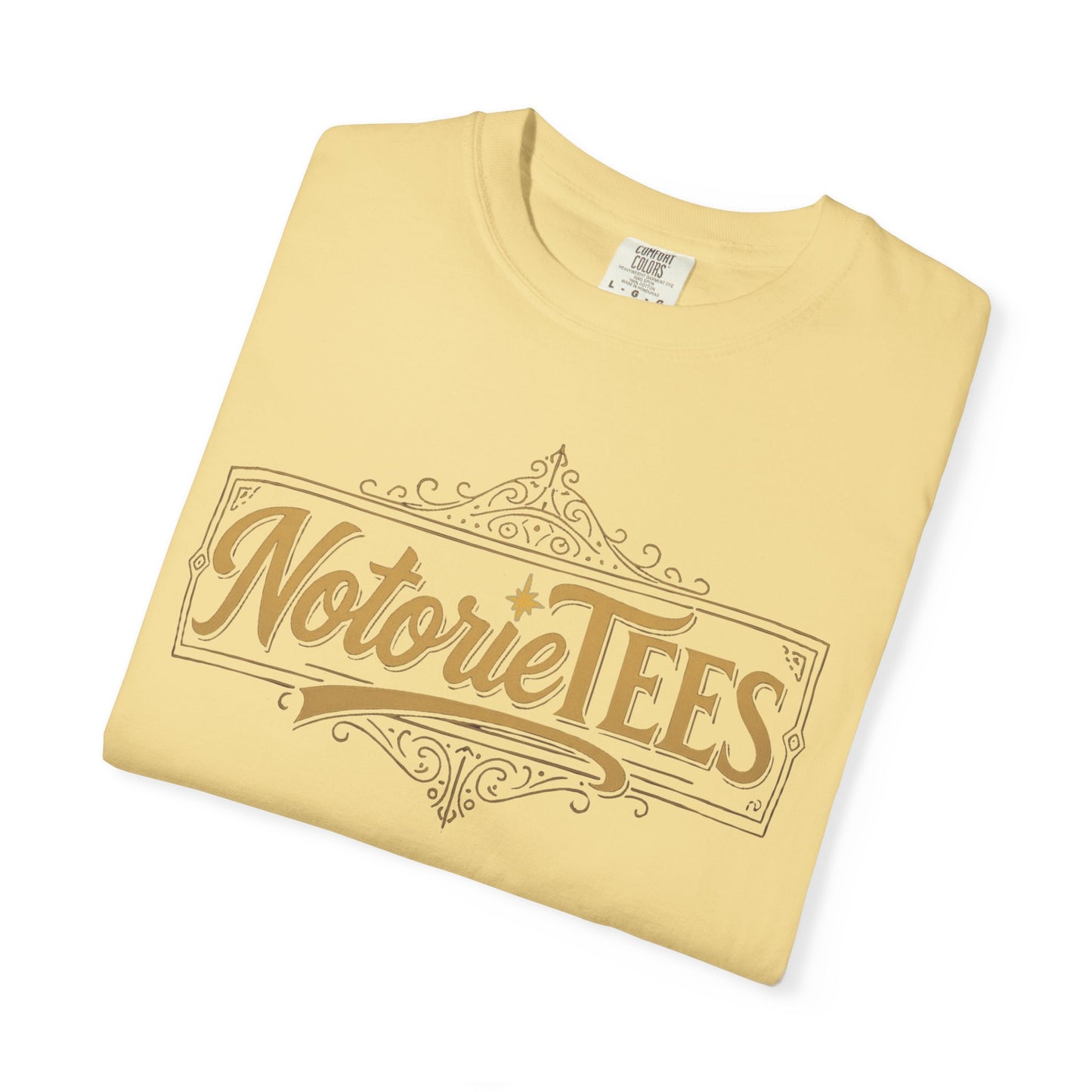 Vintage NotorieTEES Logo T-shirt | Bella Canvas garment-dyed style