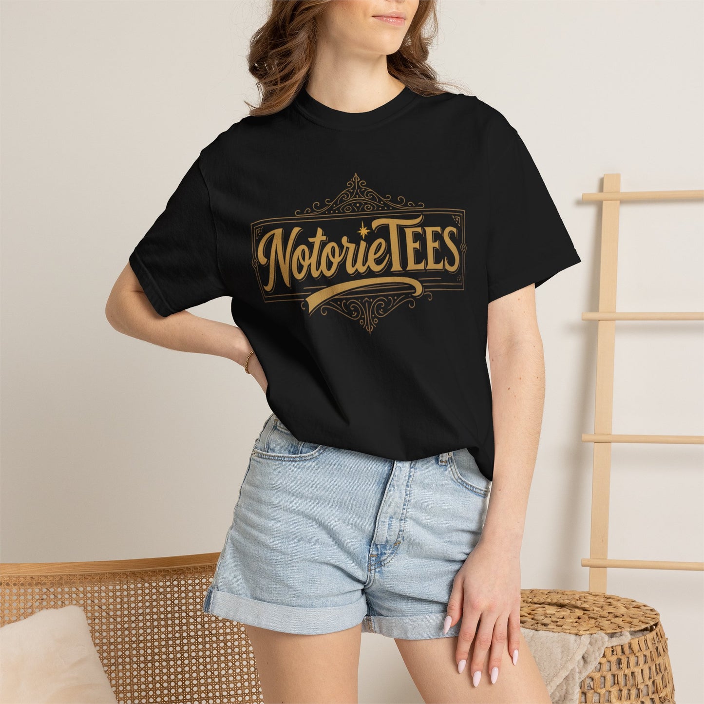 Vintage NotorieTEES Logo T-shirt | Bella Canvas garment-dyed style
