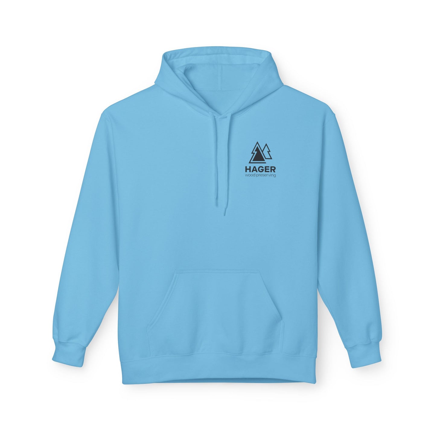 Hager Wood Preserving Hoodie — Logo Fleece Pullover