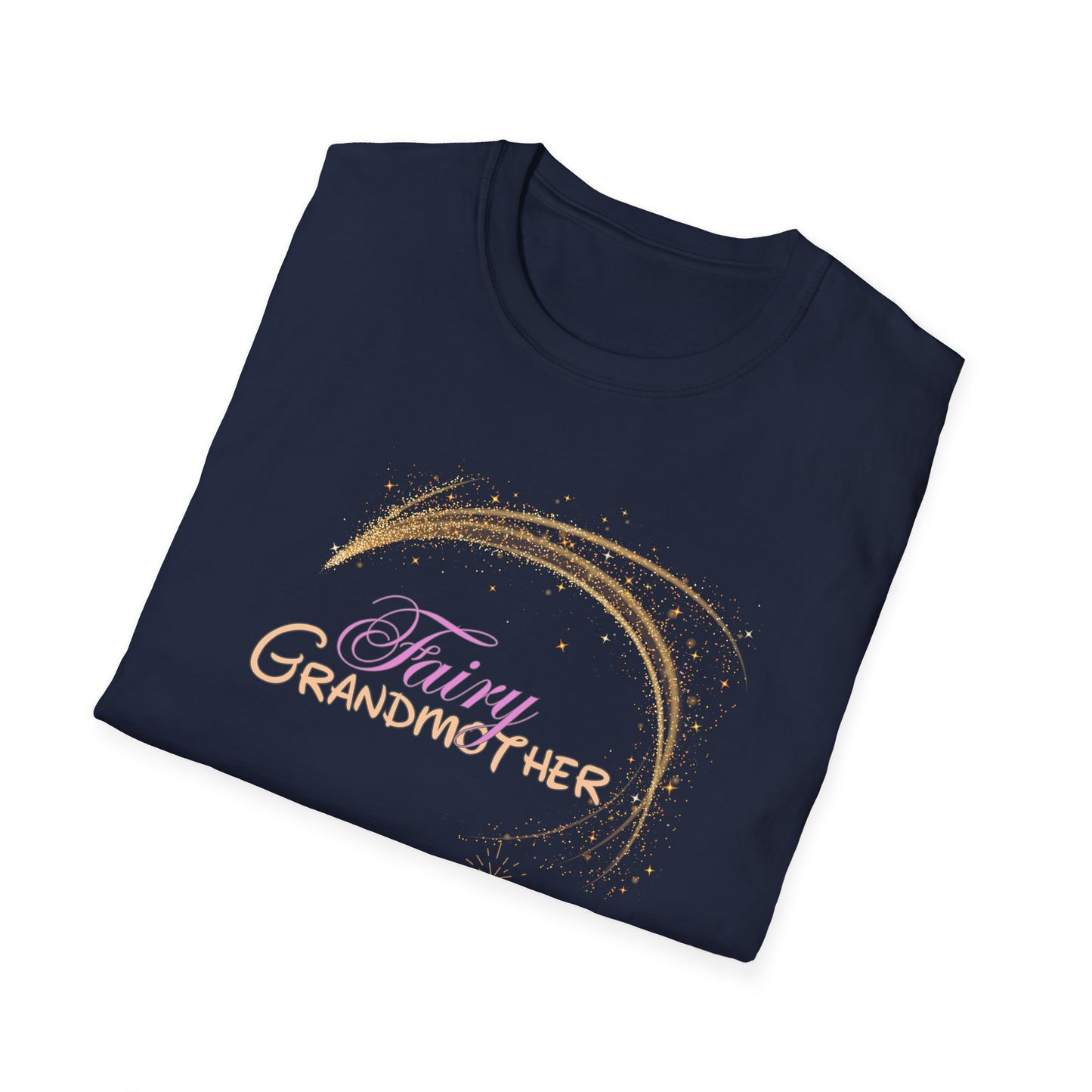 Fairy Grandmother T-Shirt | Magic Wand Gold Stars