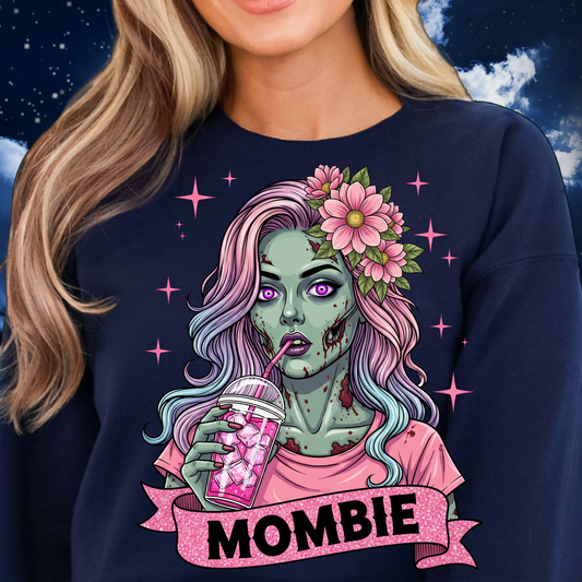 Mombie Exhausted but FABULOUS! Funny Zombie Mom, Spooky Season Style, Halloween