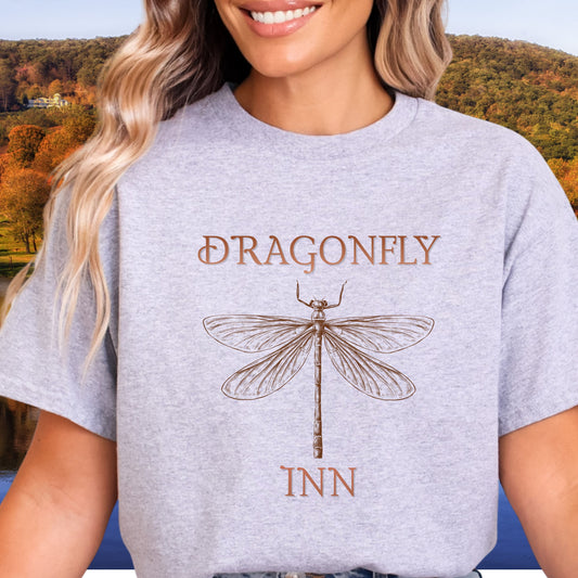 Dragonfly Inn Softstyle T-Shirt - Casual Tee, Gift for Friends, Family Reunions, Self-Expression T-Shirt, Graphic Tee for Everyday