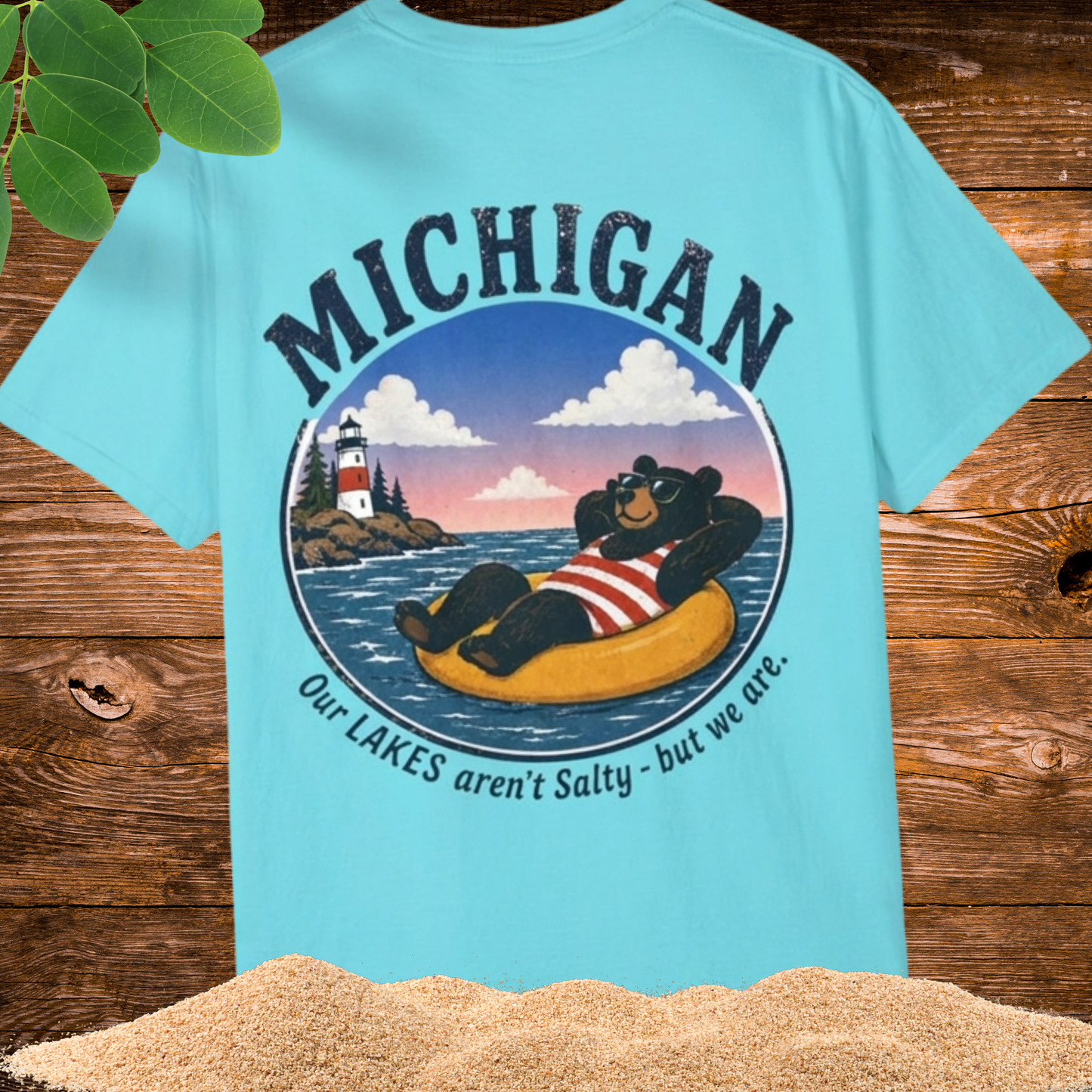 Great Lakes Bear 'Our Lakes Aren't Salty But We Are' T-Shirt