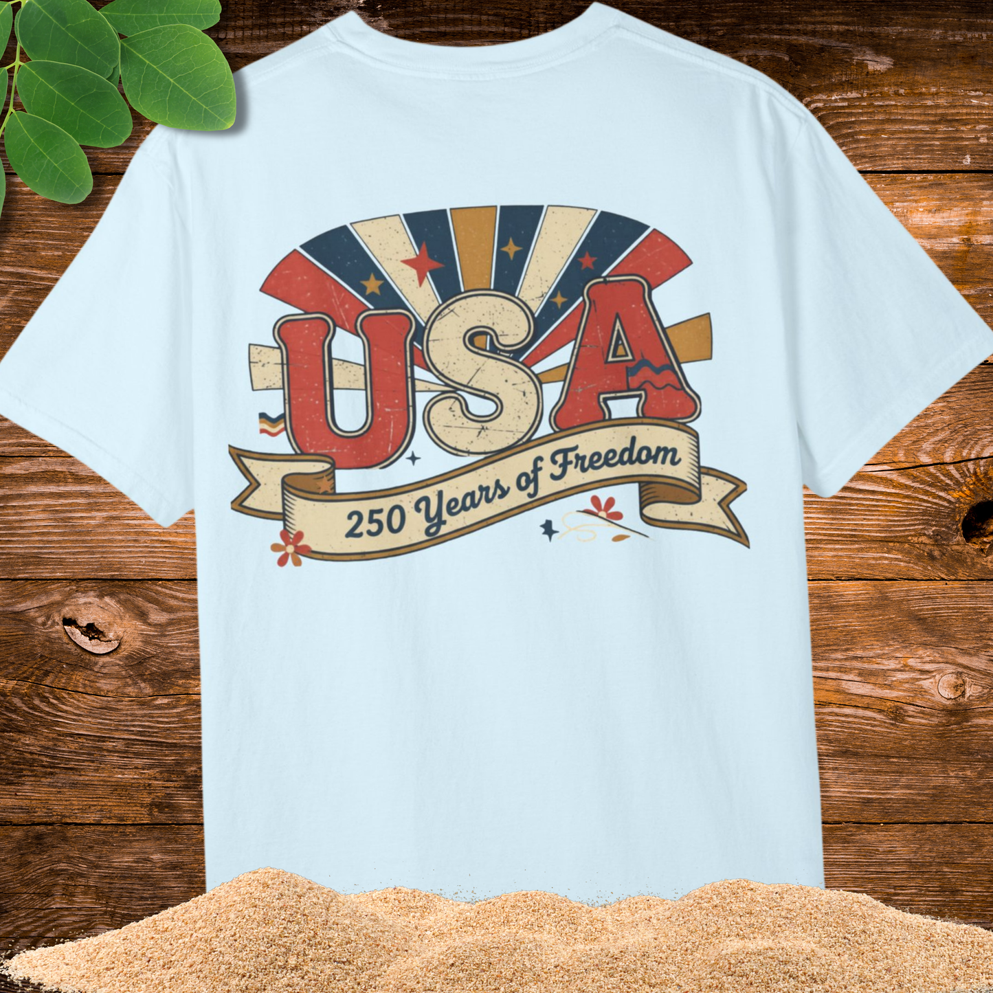 USA 250 Years of Freedom Vintage 70s T-Shirt