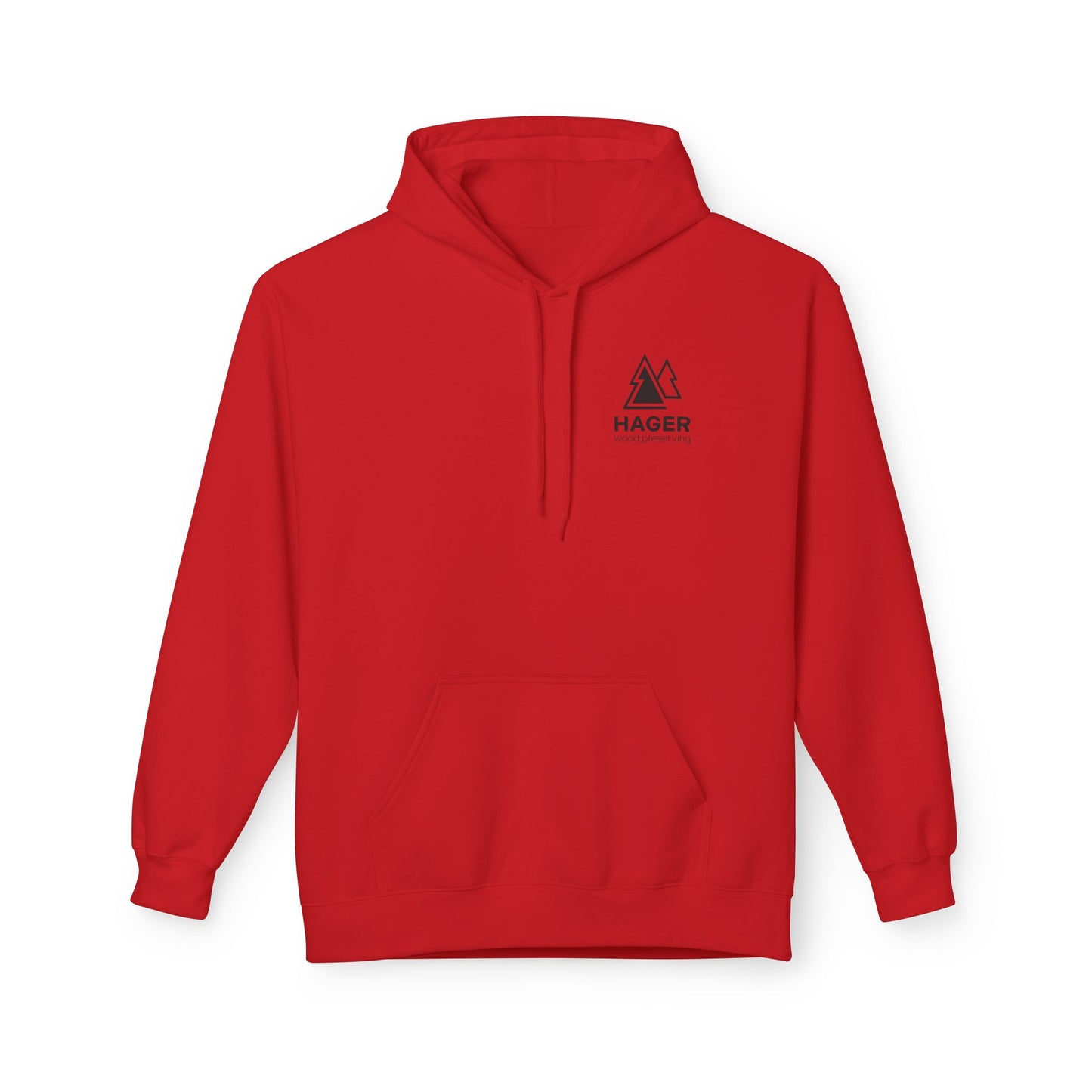 Hager Wood Preserving Hoodie — Logo Fleece Pullover