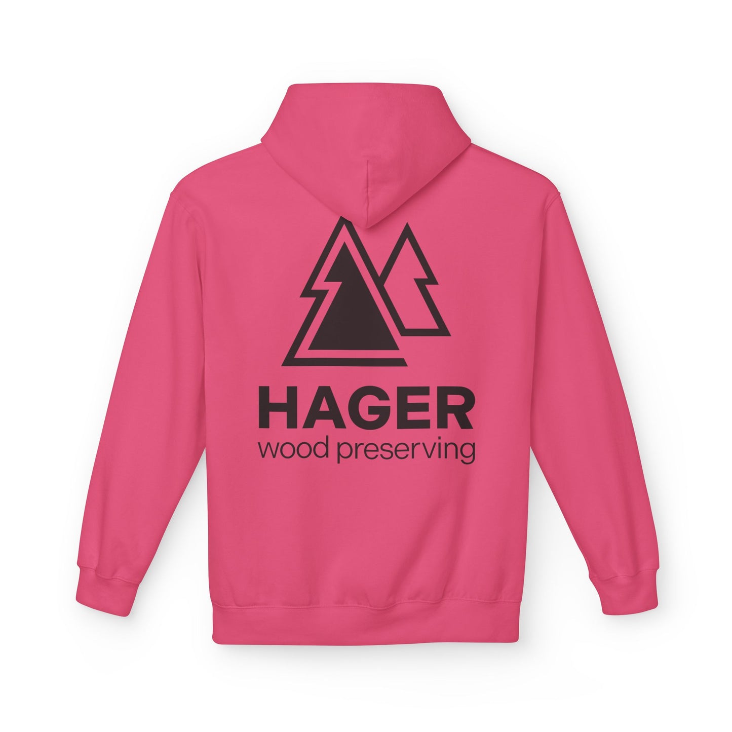Hager Wood Preserving Hoodie — Logo Fleece Pullover