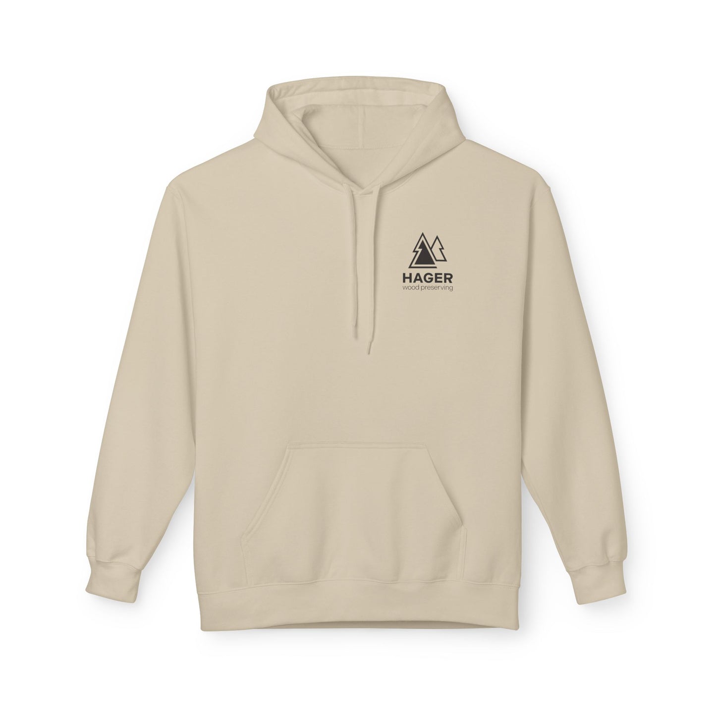 Hager Wood Preserving Hoodie — Logo Fleece Pullover