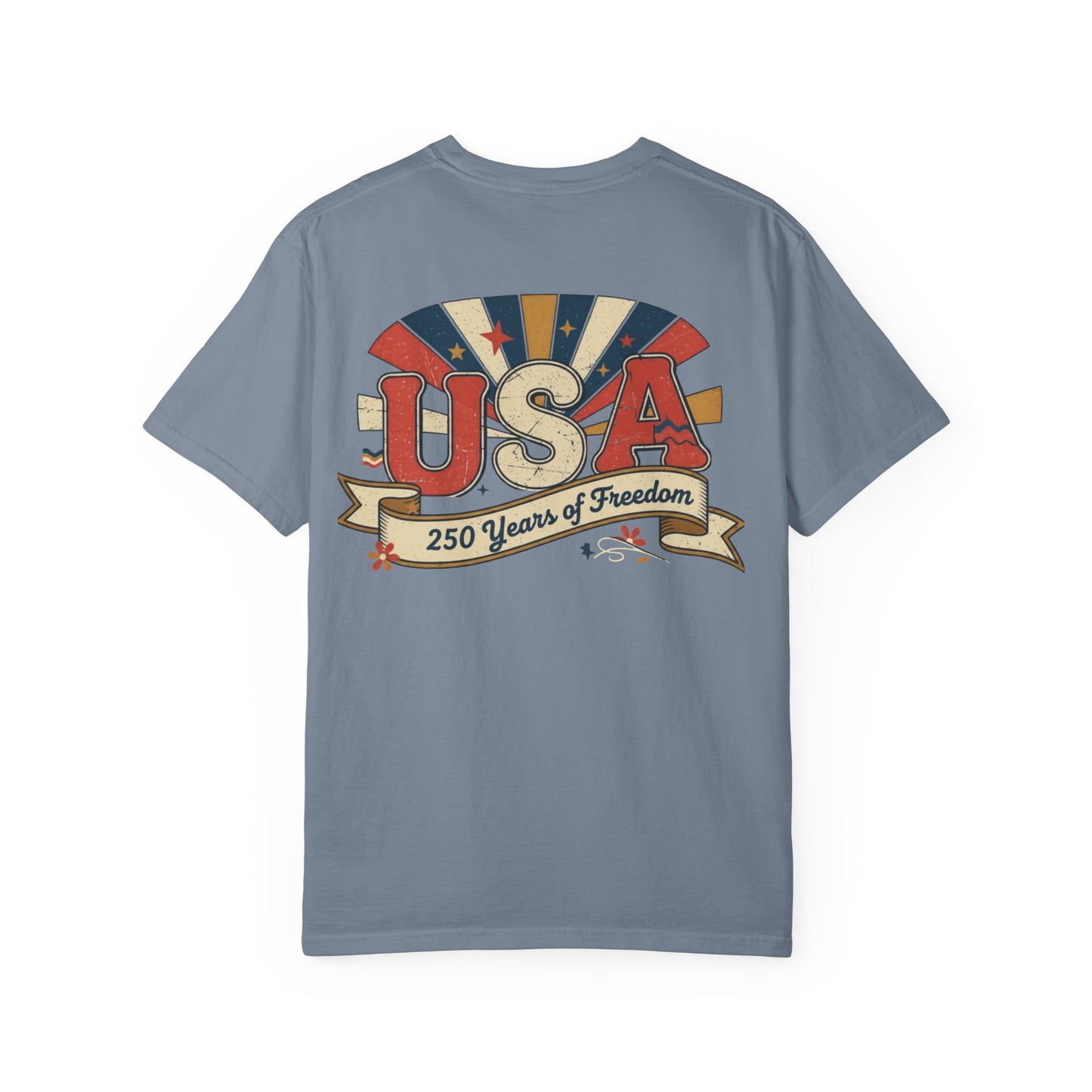 USA 250 Years of Freedom Vintage 70s T-Shirt