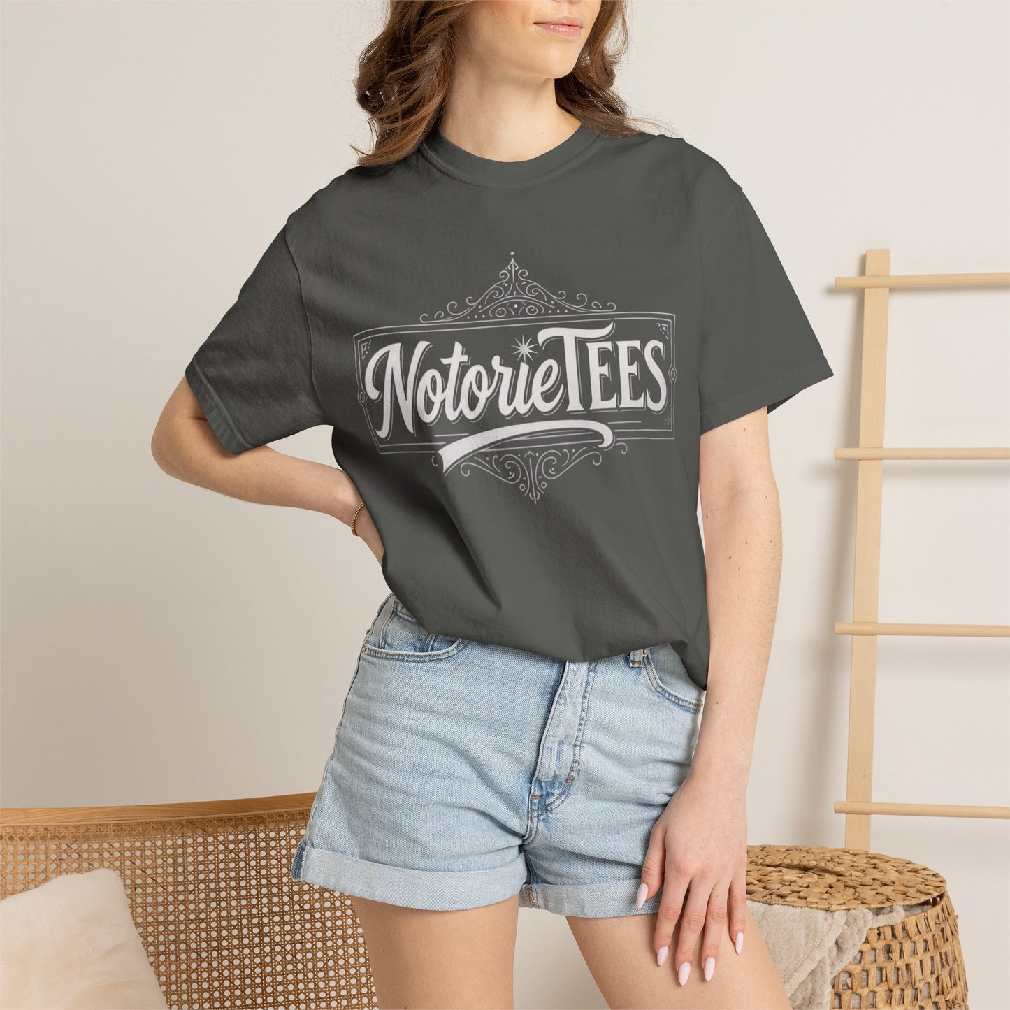 Vintage NotorieTEES Logo T-shirt | Bella Canvas garment-dyed style