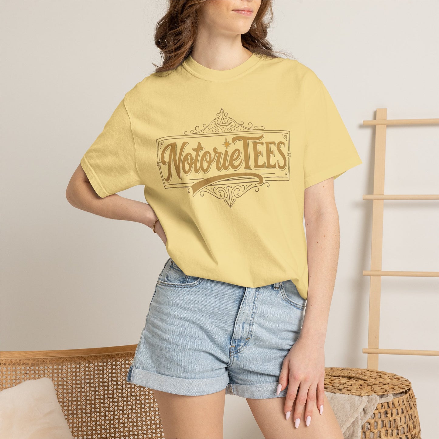 Vintage NotorieTEES Logo T-shirt | Bella Canvas garment-dyed style
