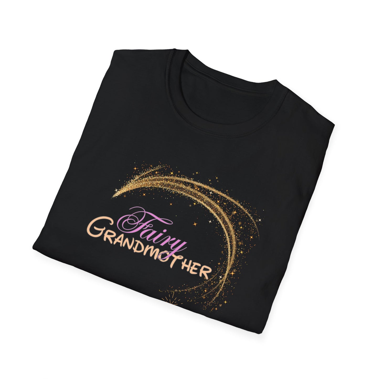 Fairy Grandmother T-Shirt | Magic Wand Gold Stars