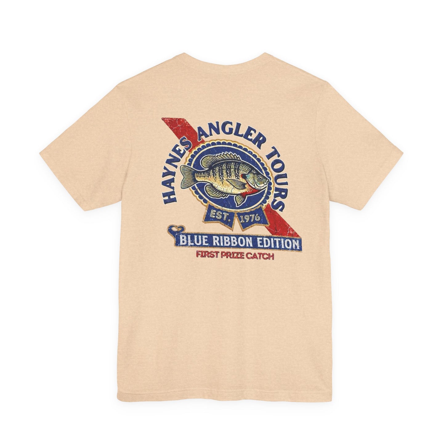 Haynes Angler Tours - Comfy 70's Vibe Fishing Short Sleeve Tee