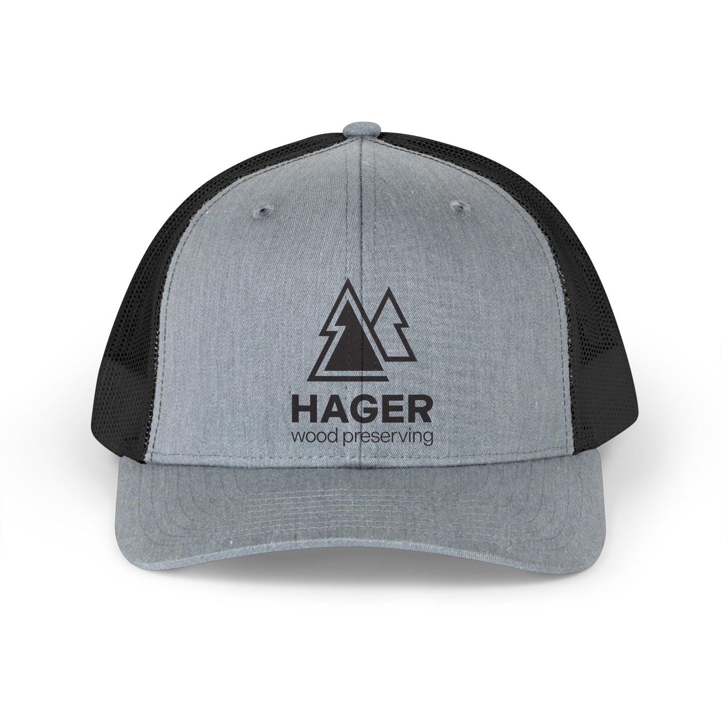 Hager Wood Preserving Trucker Hat — Retro Logo Cap