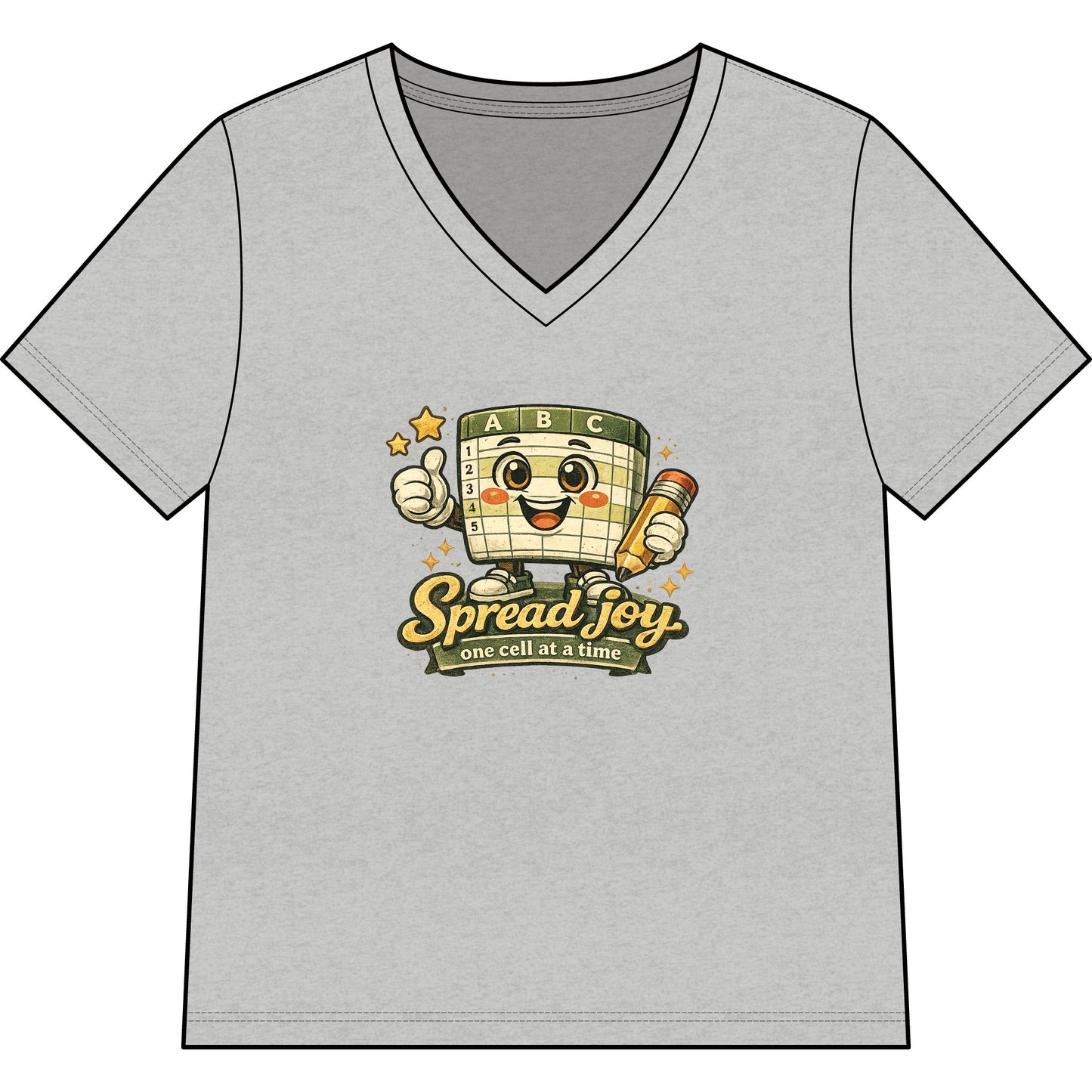 Belka Ladies' V-Neck T-Shirt