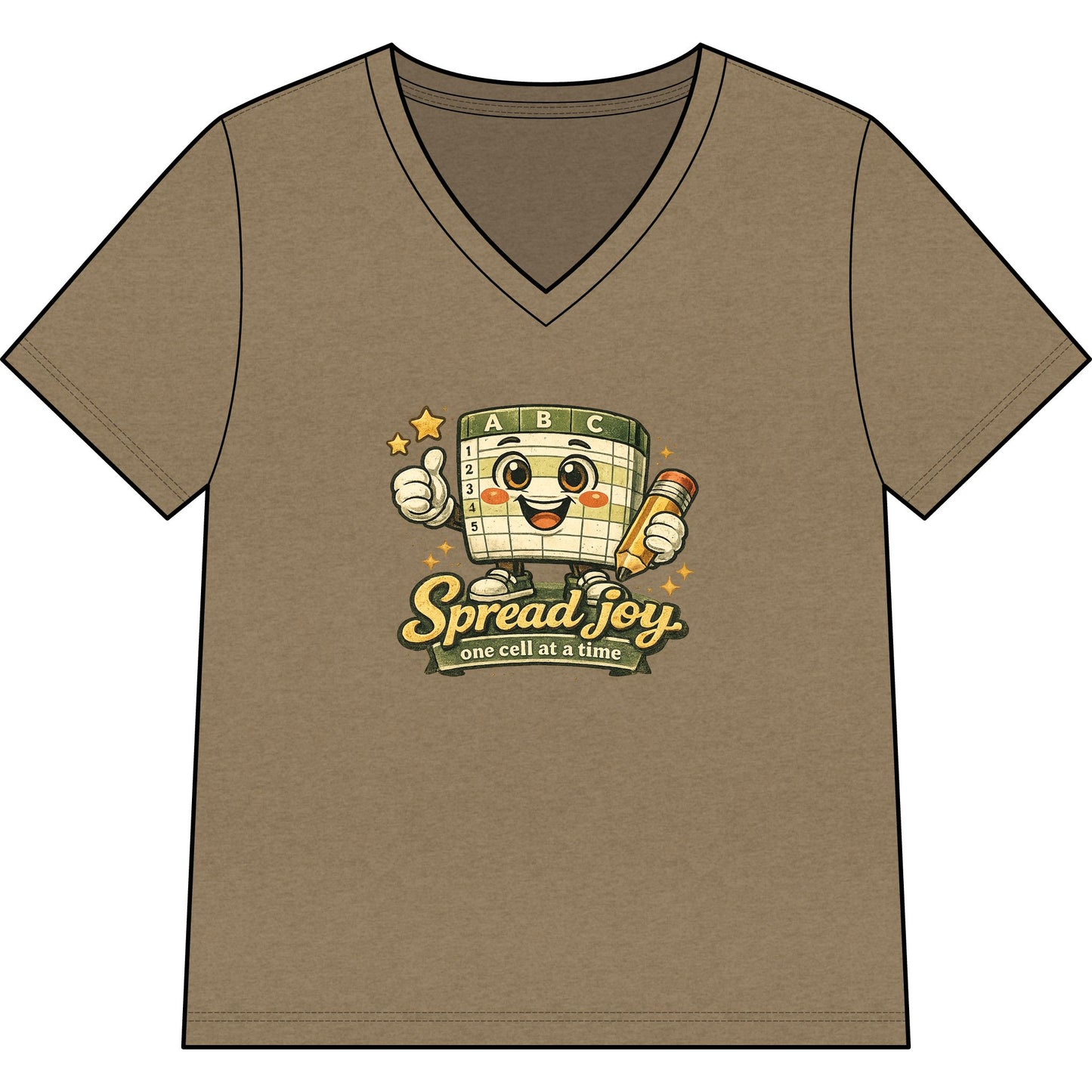 Belka Ladies' V-Neck T-Shirt
