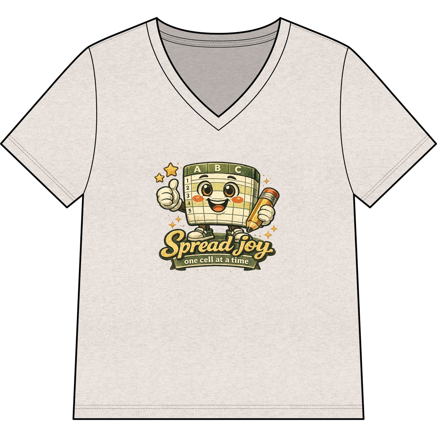 Belka Ladies' V-Neck T-Shirt