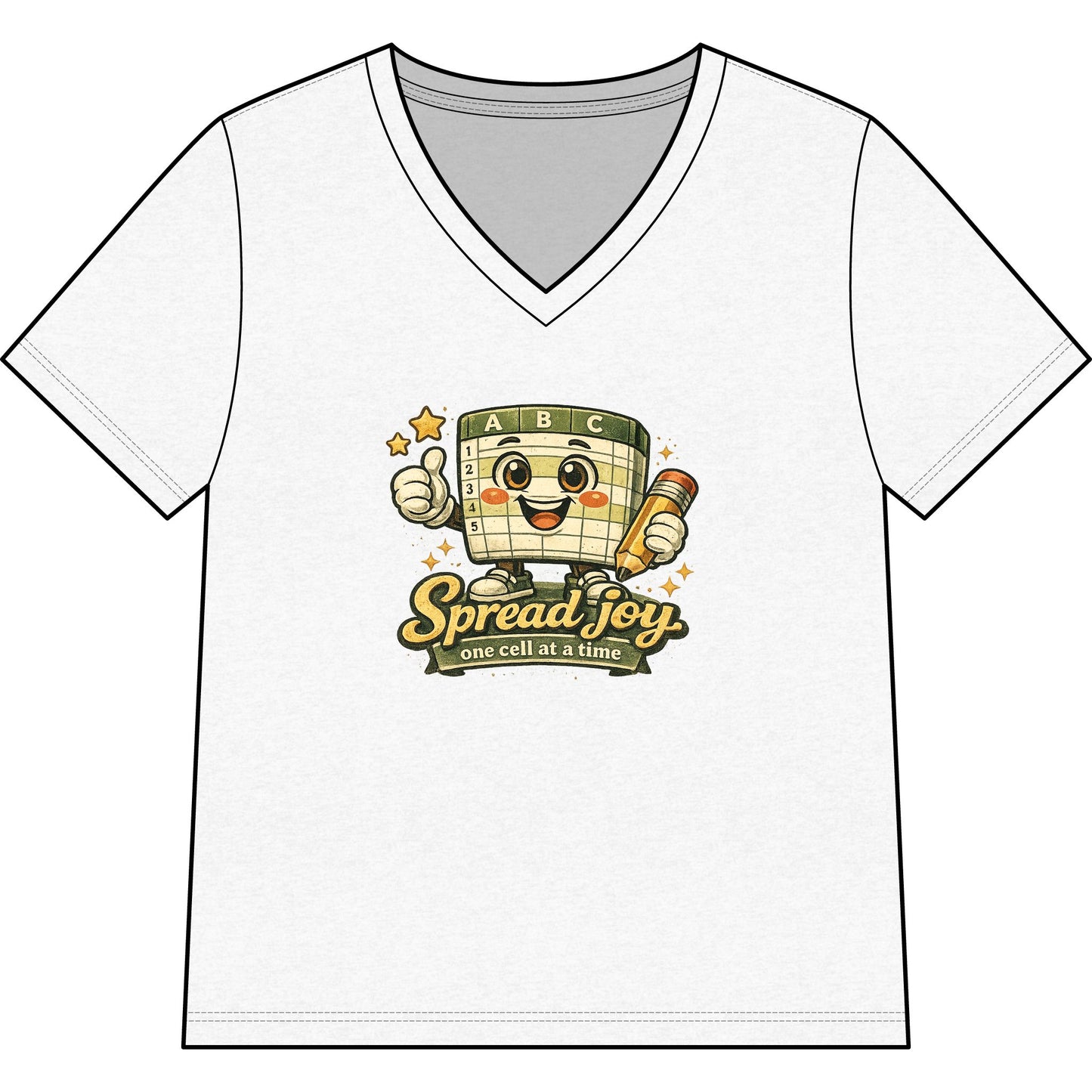 Belka Ladies' V-Neck T-Shirt