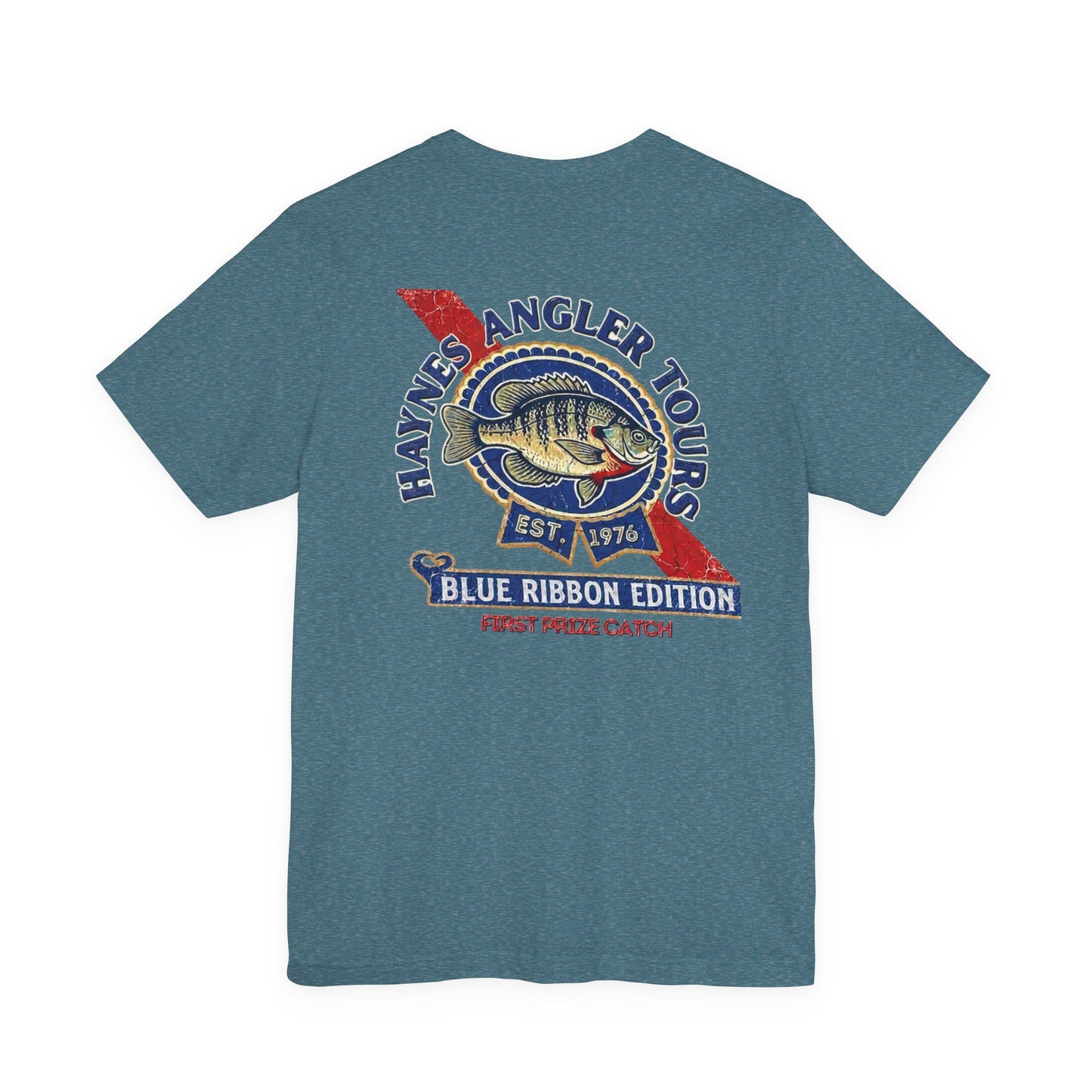Haynes Angler Tours - Comfy 70's Vibe Fishing Short Sleeve Tee