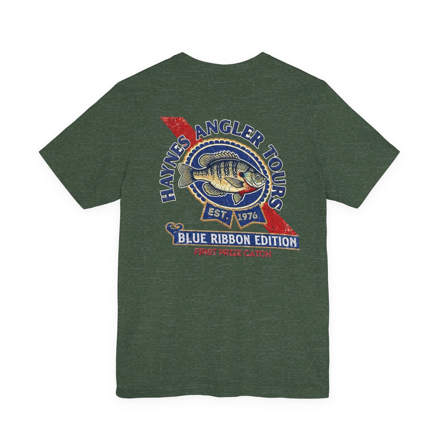 Haynes Angler Tours - Comfy 70's Vibe Fishing Short Sleeve Tee
