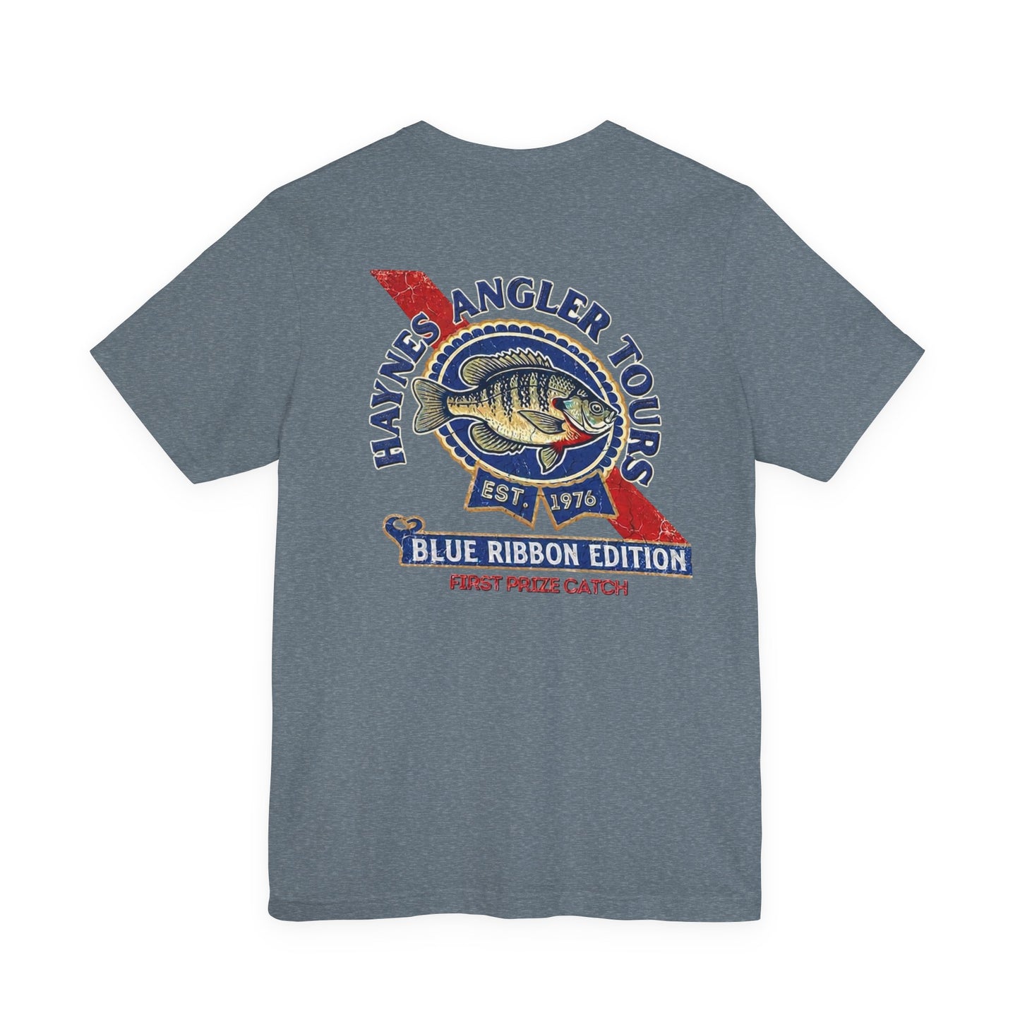 Haynes Angler Tours - Comfy 70's Vibe Fishing Short Sleeve Tee