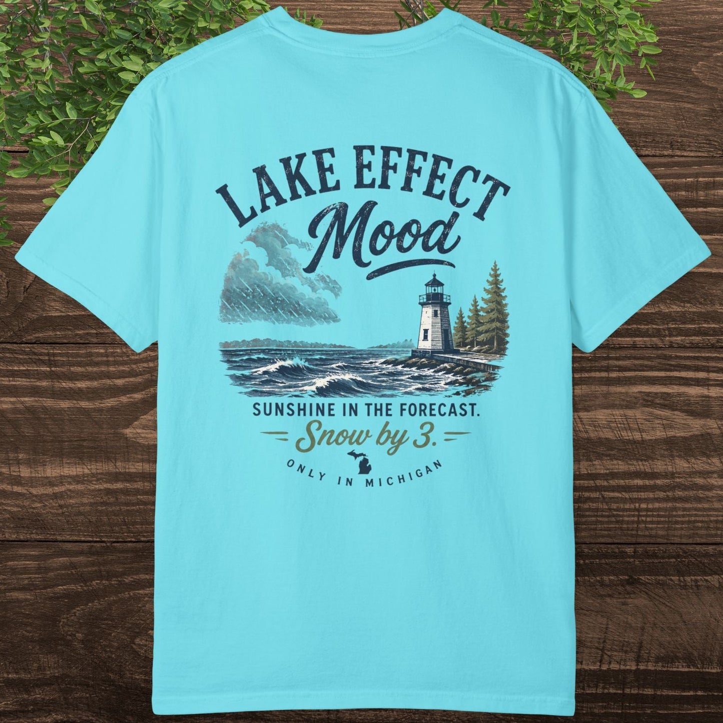Lake Effect Michigan T-Shirt — Sarcastic Moody Tee for Great Lakes Fans