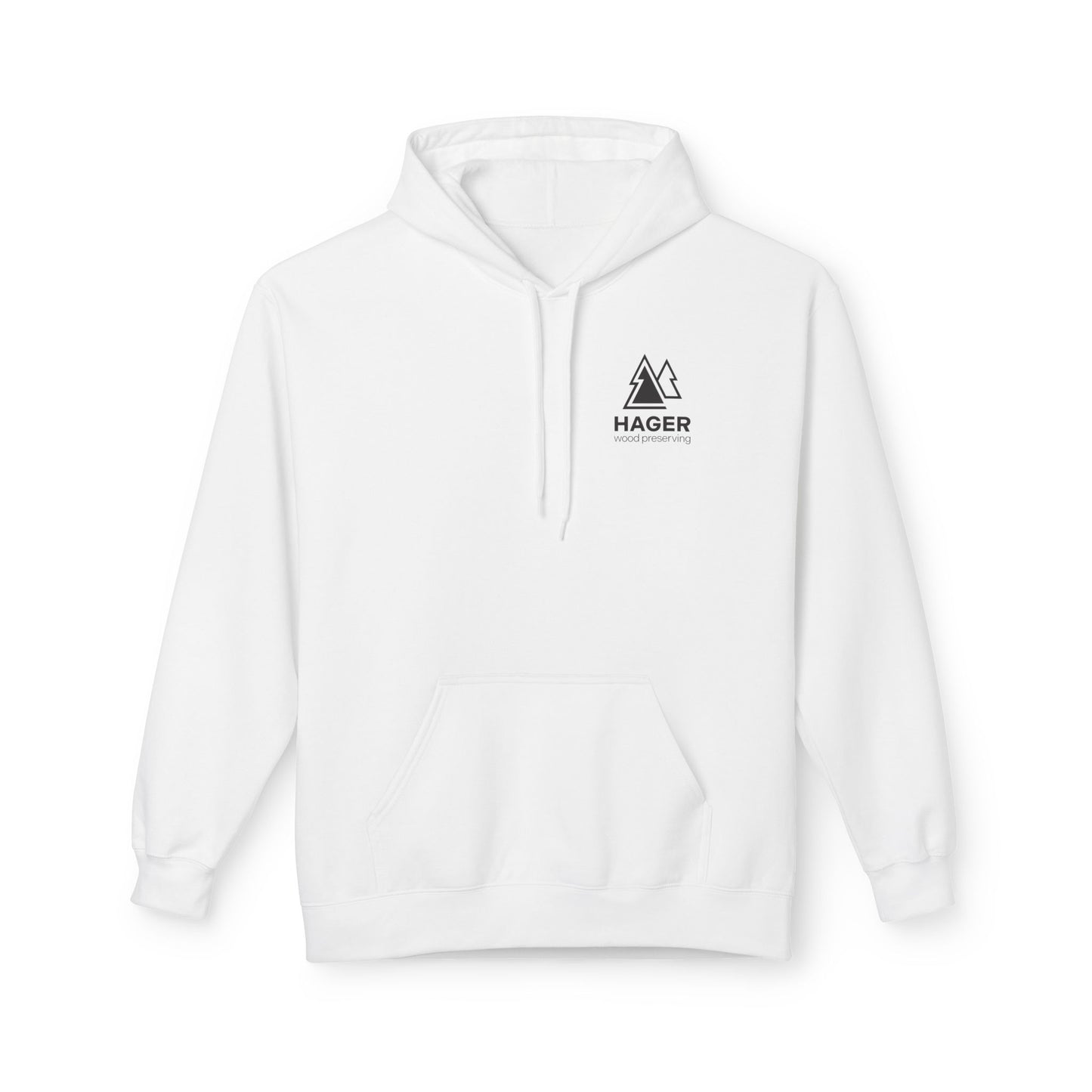 Hager Wood Preserving Hoodie — Logo Fleece Pullover