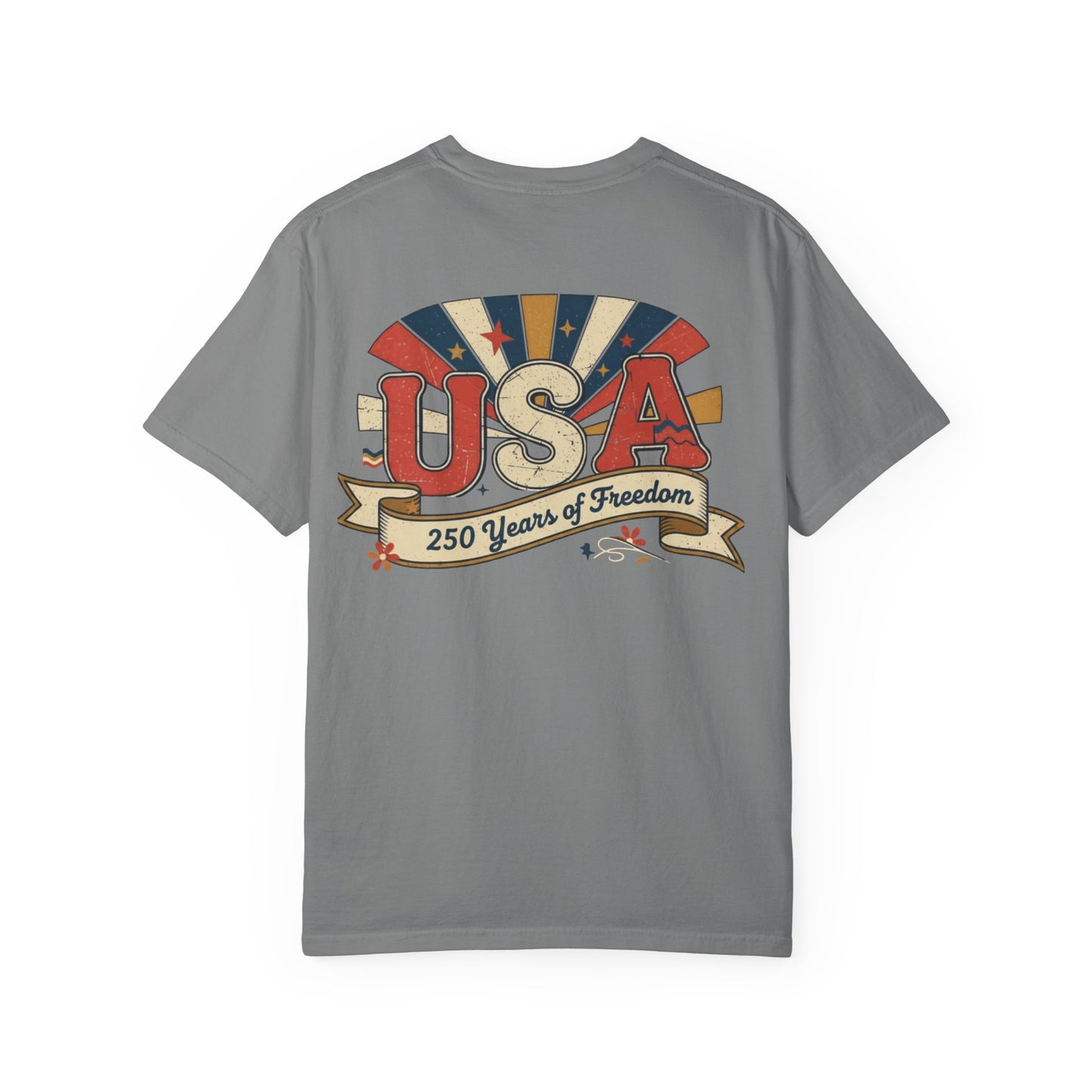 USA 250 Years of Freedom Vintage 70s T-Shirt