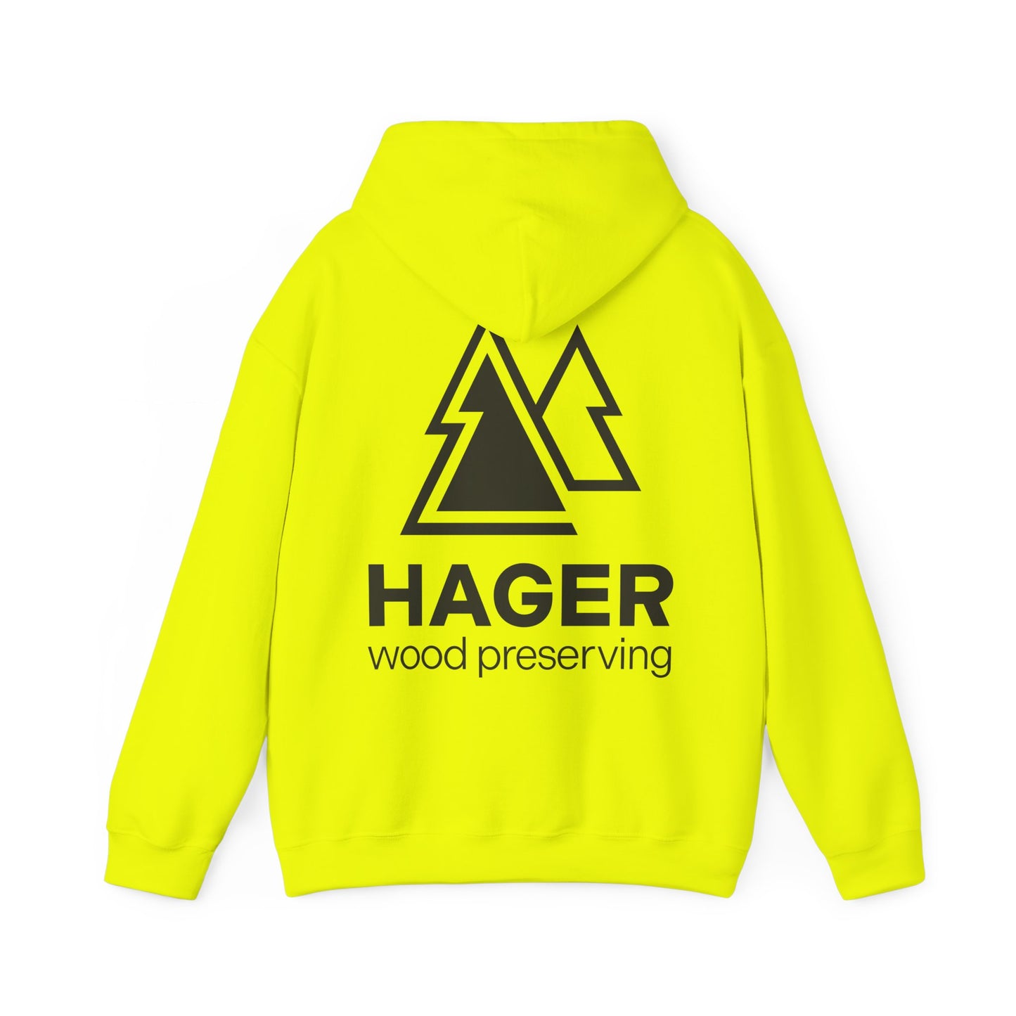 CUSTOM BIZ LOGO hoodie in Hi Visibility color options