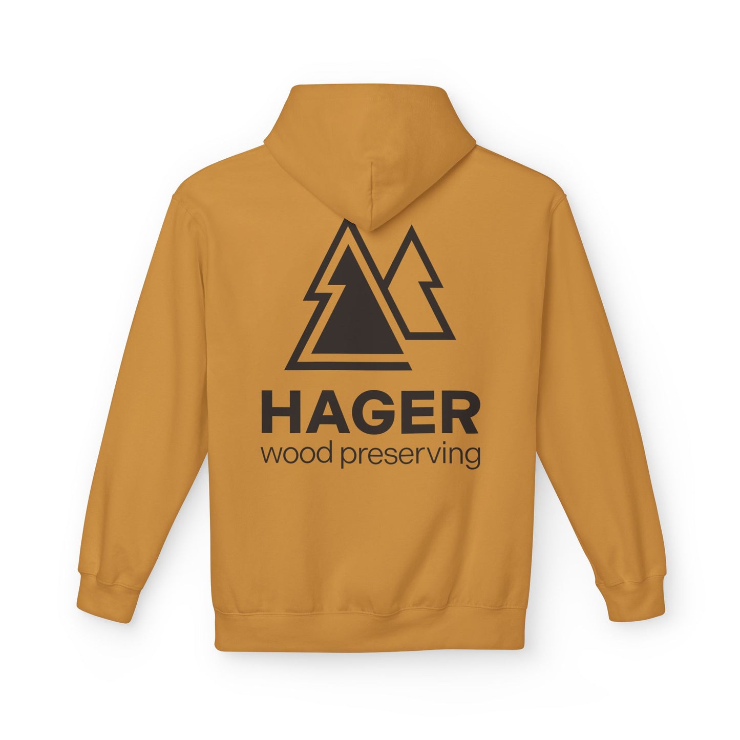 Hager Wood Preserving Hoodie — Logo Fleece Pullover