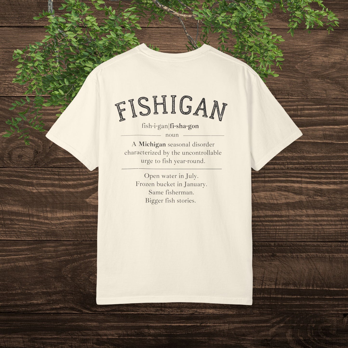 Fishing Again in Michigan T-Shirt — FISHIGAN Tee