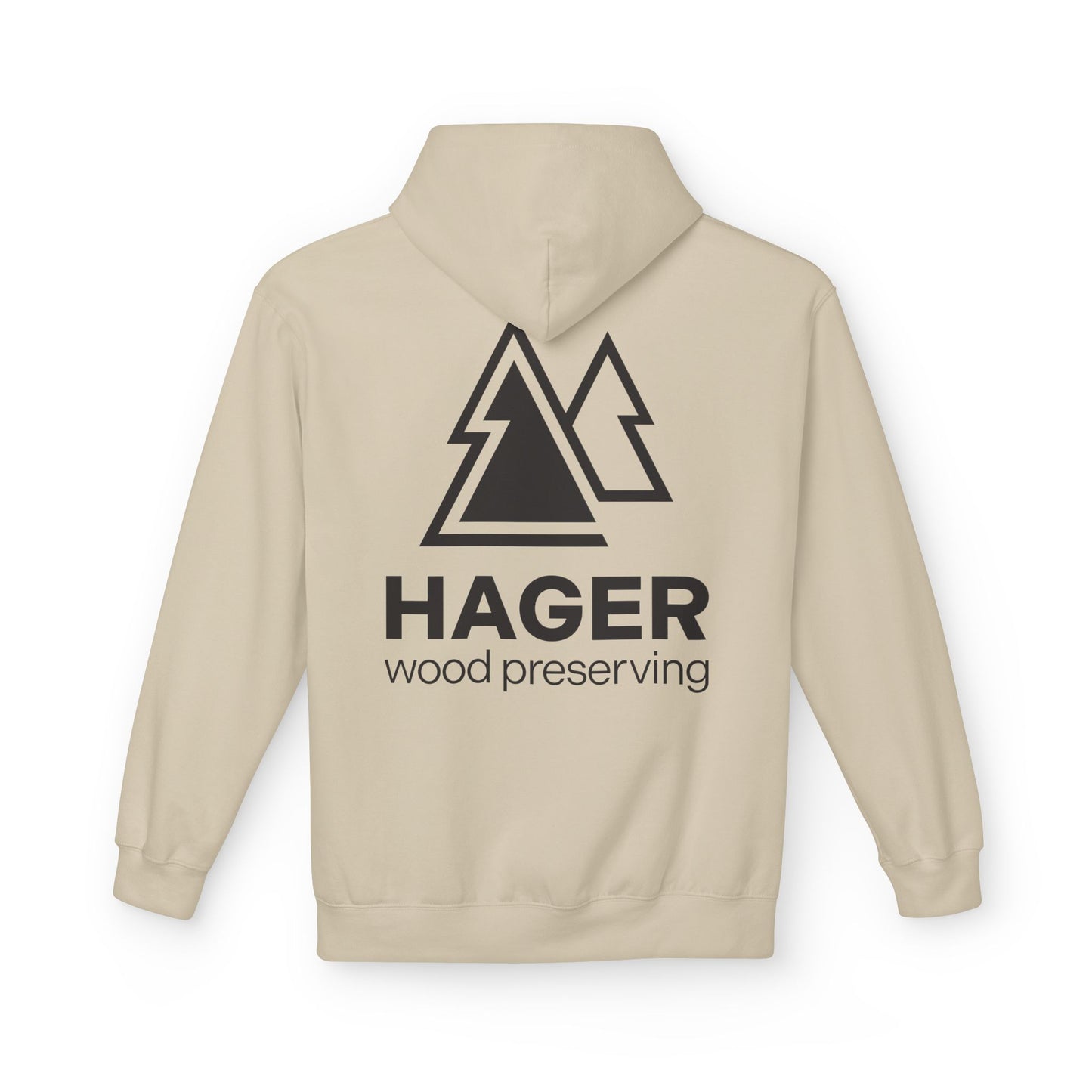 Hager Wood Preserving Hoodie — Logo Fleece Pullover