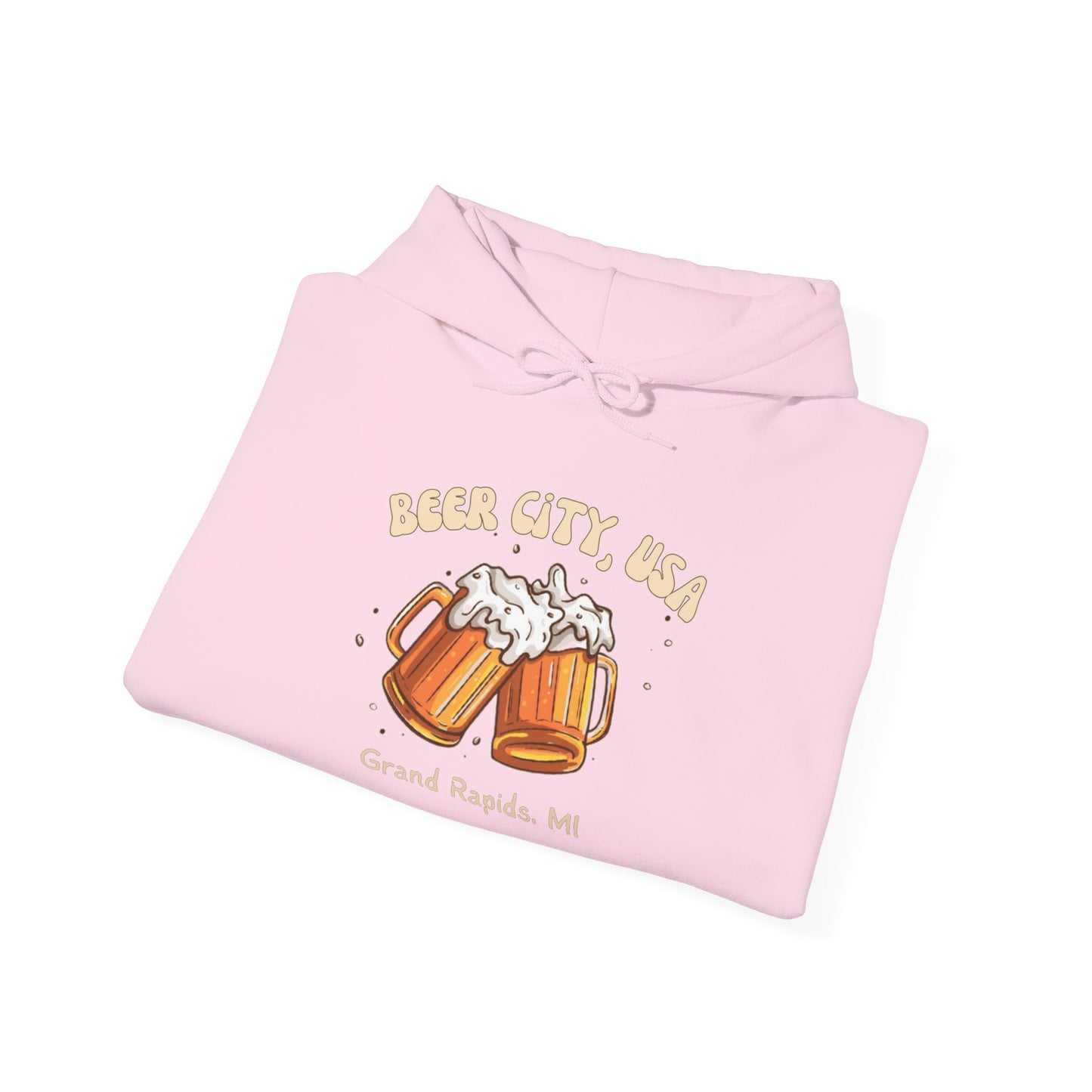 Beer City USA Hoodie Grand Rapids Michigan Sweatshirt Cozy Brewery Tour Shirt Great Lakes Craft Beer Gift Unisex Fit